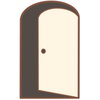sencillo puerta con fácil a utilizar color png
