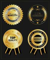 Gold Guarantee Satisfaction and Quality Product vector