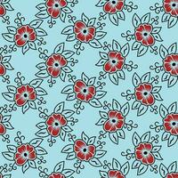 Bright modern seamless pattern for textile vector