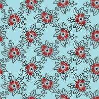 Bright modern seamless pattern for textile vector