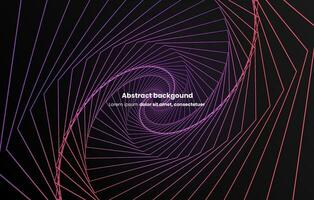 geometric polygon wave vector abstract background with dark background