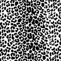 Abstract animal skin leopard, cheetah, Jaguar seamless pattern design. Black and white seamless camouflage background. vector