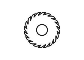 saw blade icon design templat4e vector isolated