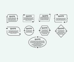 Texting quote boxes frame illustrator vector