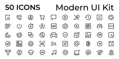 Mega set of ui ux icons, user interface icon set collection vector