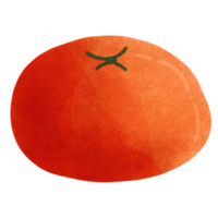 Fresco naranja conjunto png