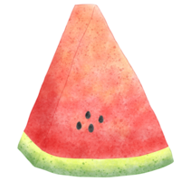 Fresh sliced watermelon png