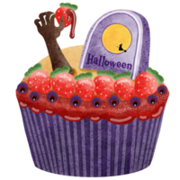 süß Halloween Cupcakes png