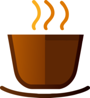 Kaffee Tasse Symbol. ai generiert png