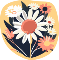 Illustration of a flower. AI Generated png