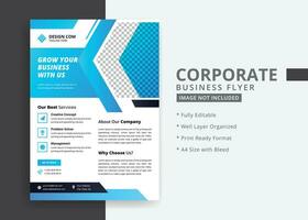 Modern Business Flyer Design Template vector