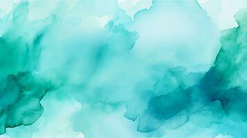 Abstract blue watercolor background. Watercolor texture photo