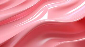 abstract pink background with smooth lines and waves photo