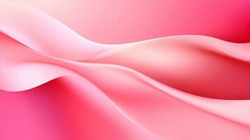 abstract pink background with smooth lines and waves photo