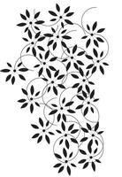 floral vector pattern for embroidery