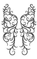 Embroidery fashion patetrn vector