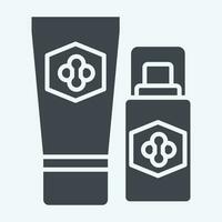 Icon Cosmetic. related to Apiary symbol. glyph style. simple design editable. simple illustration vector