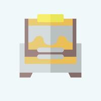 Icon Brood. related to Apiary symbol. flat style. simple design editable. simple illustration vector