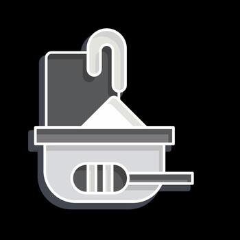 Icon Honey Comb. related to Apiary symbol. glossy style. simple design editable. simple illustration vector