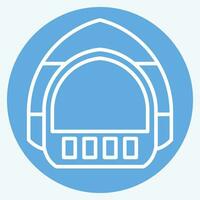 Icon Protective Cap. related to Apiary symbol. blue eyes style. simple design editable. simple illustration vector