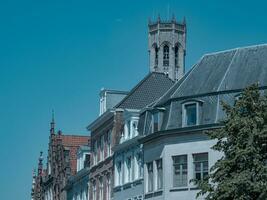 Bruges city in belgium photo