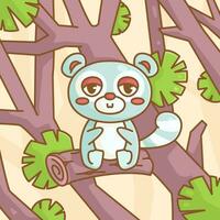 Koala on Tree Concept vector