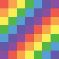 rainbow colored tartan checkered pattern. vector