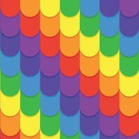 geometric pattern in the form of rainbow colored colorful waves. vector