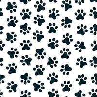 Cat footprint pattern suitable for Design wallpaper, wrapping paper, backdrop, fabric. vector