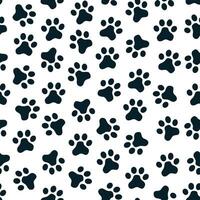 Cat footprint pattern suitable for Design wallpaper, wrapping paper, backdrop, fabric. vector