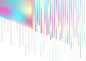Holographic art abstract concept background vector