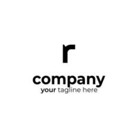 Symbol R letter logo on white background, can be used for art companies, sports, etc vector