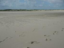 the island of Spiekeroog in germany photo