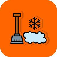 Snow shovel Vector Icon Design