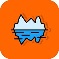 Glacier bay Vector Icon Design