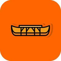 Eskimo kayak Vector Icon Design