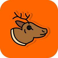 Reindeer Vector Icon Design