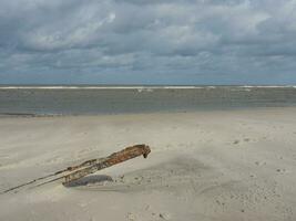 the island of Spiekeroog in germany photo