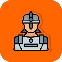 Warrior Vector Icon Design