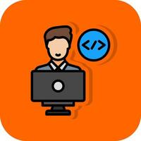 Programmer Vector Icon Design