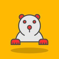 Polar bear Vector Icon Design