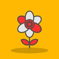 Arctic poppy Vector Icon Design