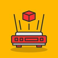Holofgram Vector Icon Design