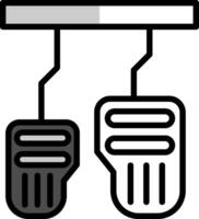 pedal vector icono diseño