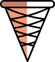 Ice cream cone Vector Icon Design