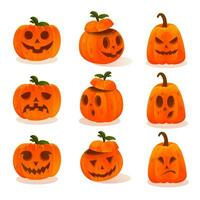 Helloween Pumpkins Character vector