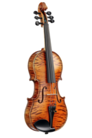 violín aislado en transparente fondo, creado con generativo ai png