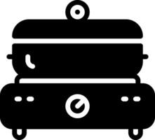 solid icon for cooking vector