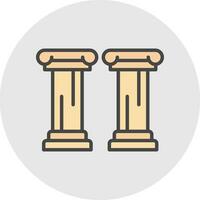 Column Vector Icon Design