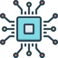 color icon for vector